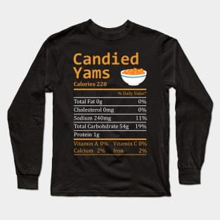 candied yams nutritional facts  Give your design a name! Long Sleeve T-Shirt